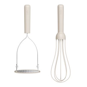 2-Piece Compact Masher and Whisk Set