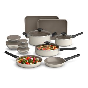 bella 21-Piece Ceramic Nonstick Cookware Set